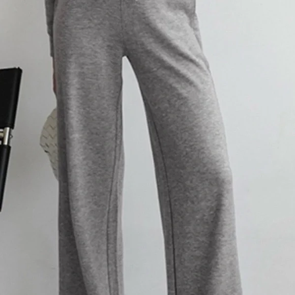 Commense Gray set. Jacket L, PTP 21, L 18, - Lounge pants S, Waist 15, Inseam 30 - Picture 15 of 16